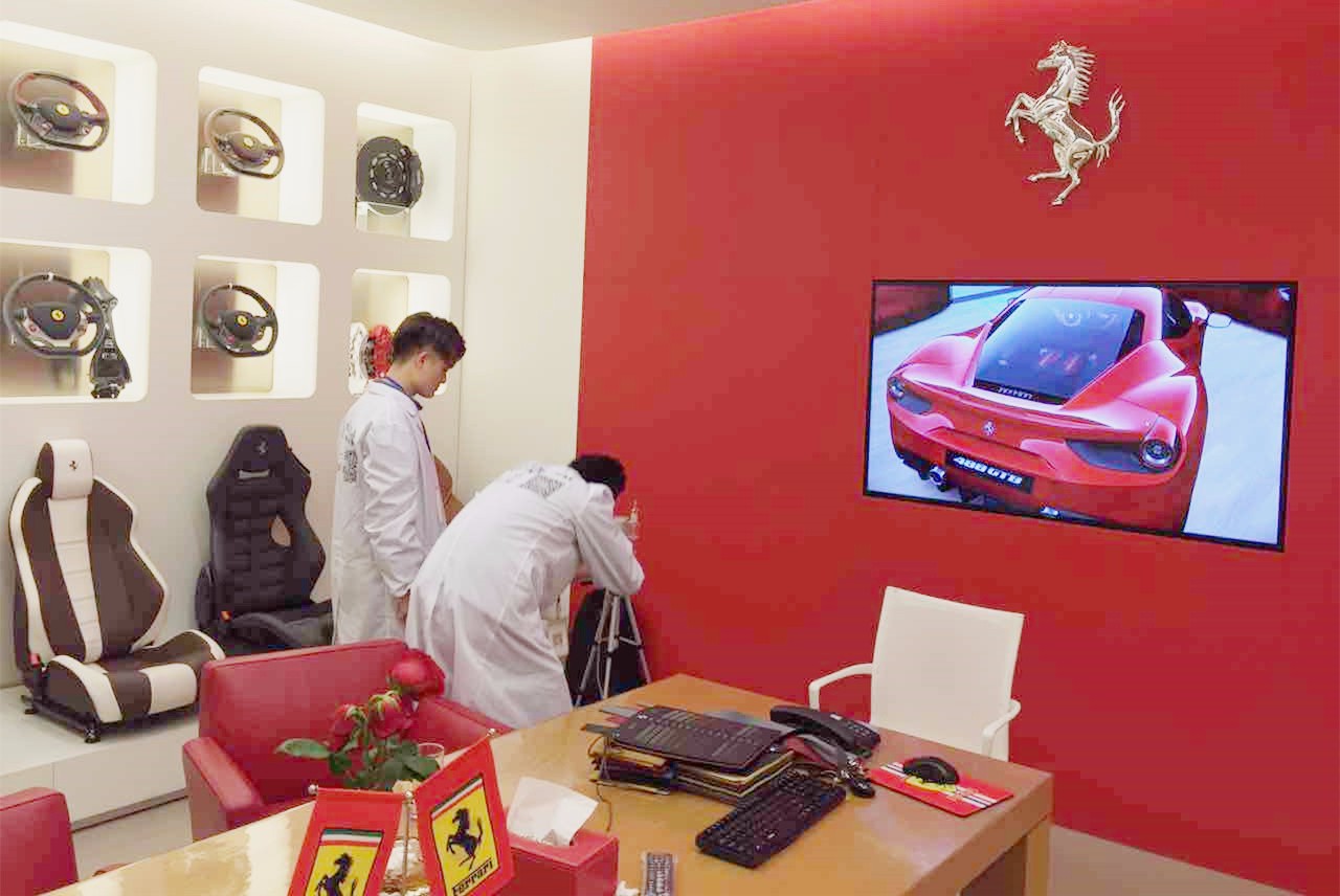 法拉利&玛莎拉蒂城市展厅【4s店新车甲醛检测治理】